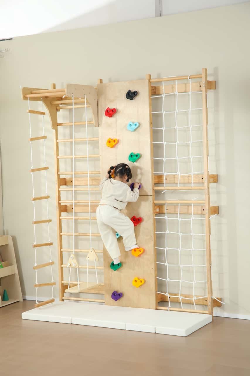 indoor rock climbing wall