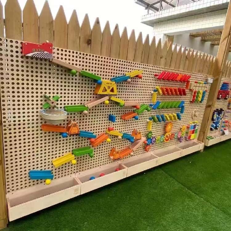 Wooden Wall Play Game Panel