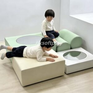 Sensory Climber with Mirror Soft Play Block