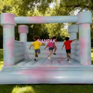 Tie-Dye Pastel Bounce House