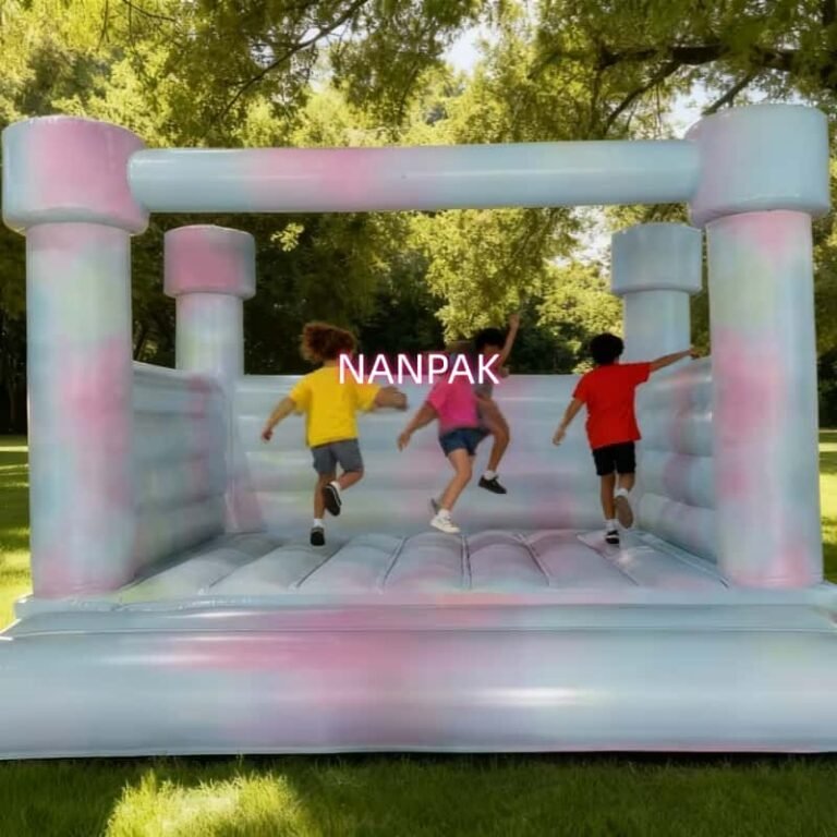 Tie-Dye Pastel Bounce House