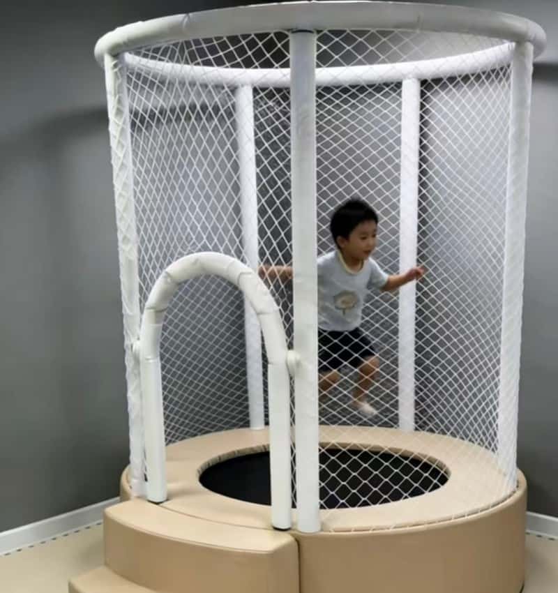 Trampoline rond d'intérieur pour enfants de 5 pieds