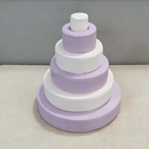 Kids Stacker Geometric Soft Building Blocks