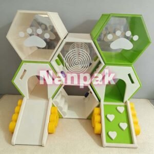 Natural-inspired Honeycomb Hive Playground