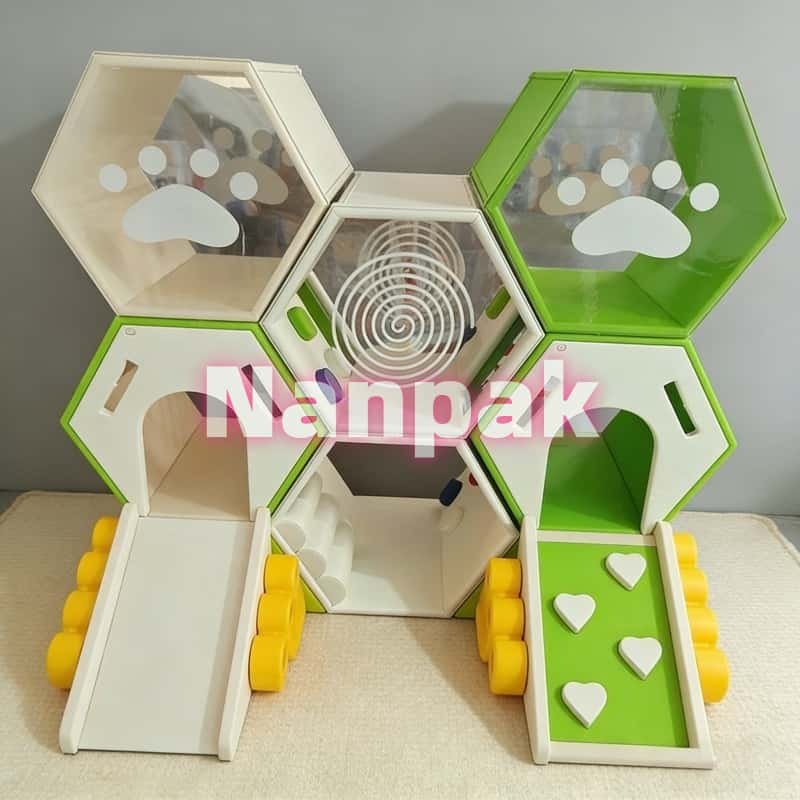 Natural-inspired Honeycomb Hive Playground