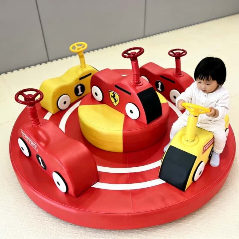 Vehicle-Themed Car Ride Kid Merry Go Round